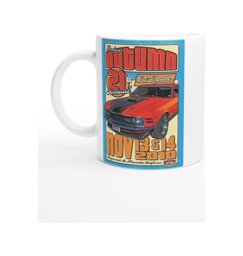 Goodguys Autumn Klasik Araba Buluşması Temalı Kupa Renkli