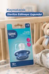 Wee Baby Cool Yuvarlak Uçlu Silikon Emzik 18+ Ay Mavi