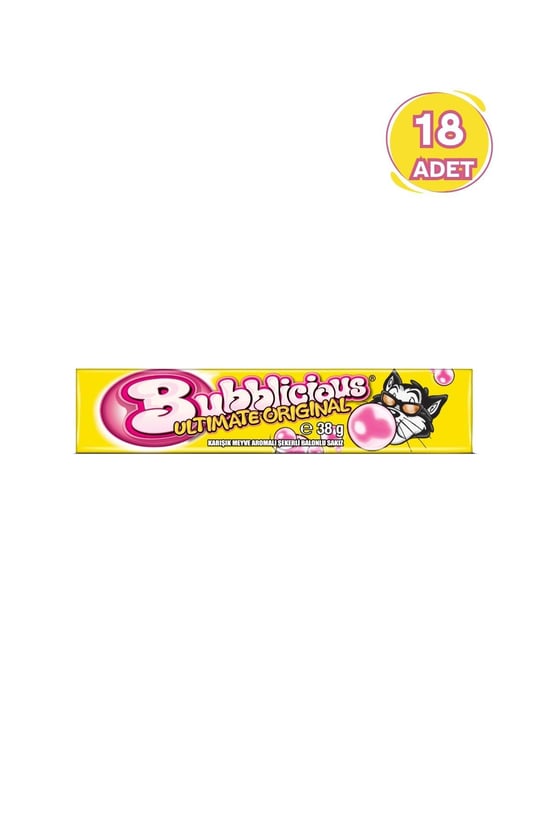 Bubblicious Karışık Meyve Aromalı Sakız 38 gr - 18 Adet