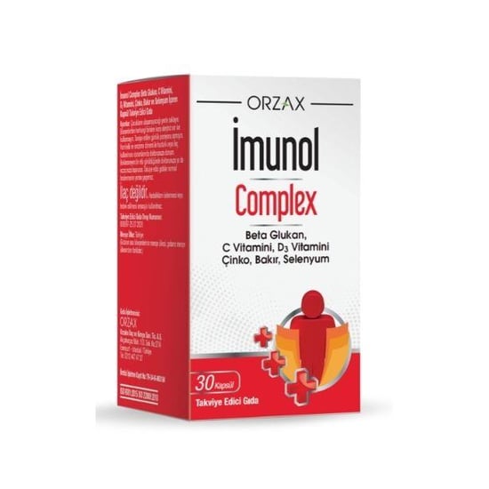 Orzax İmunol Complex 30 Kapsül