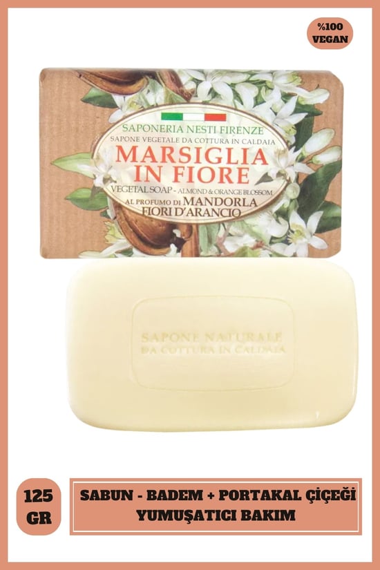 Nesti Dante Marsiglia İn Fiore Almond&orange Blossom Katı Sabun 1