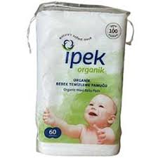 İpek Organik Bebek Temizleme Pamuğu 60 Lı