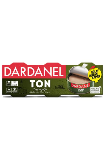 Dardanel Zeytinyağlı Ton Balığı 3x75 Gr