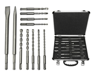 Bosch Sds-plus 11'li Alüminyum Çantalı Uç ve Keski Seti - 2608578765