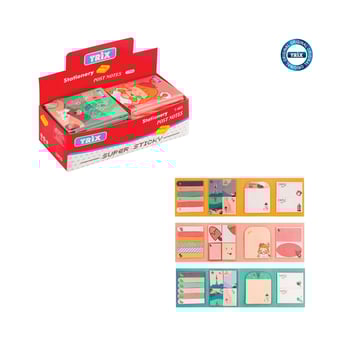 Trix Renkli Açılır Yapışkanlı Not Kağıdı