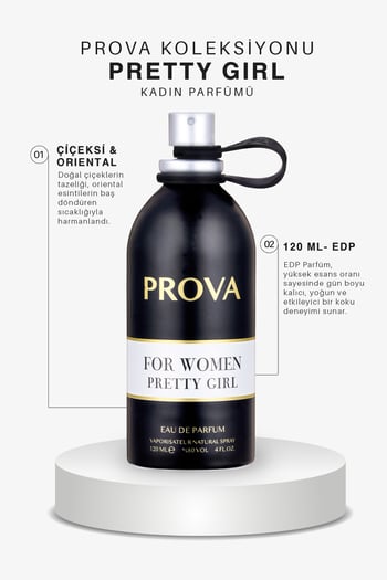 Prova Pretty Girl Edp Çiçeksi Kadın Parfüm 120 Ml