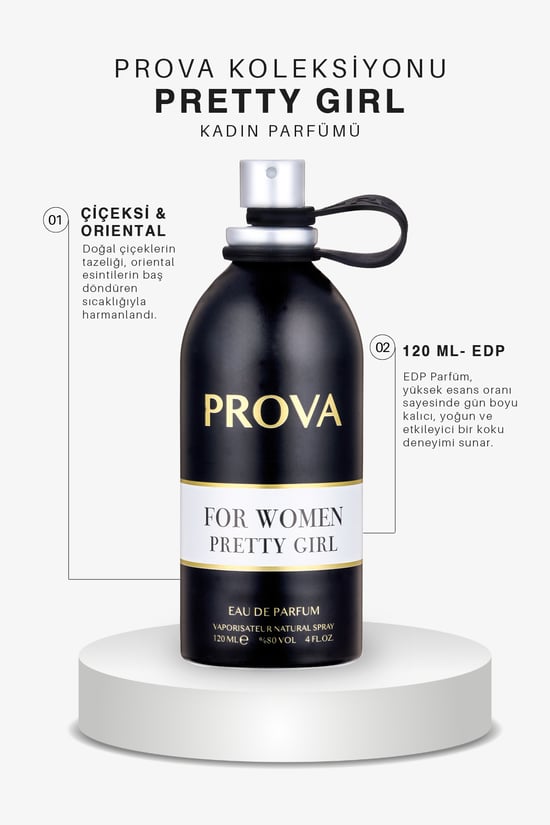 Prova Pretty Girl Edp Çiçeksi Kadın Parfüm 120 Ml