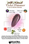Kuatra Violet Shimmer Lip-cheek-eye ‘tint’ Doğal İçerikli Allık, Ruj, Göz Farı