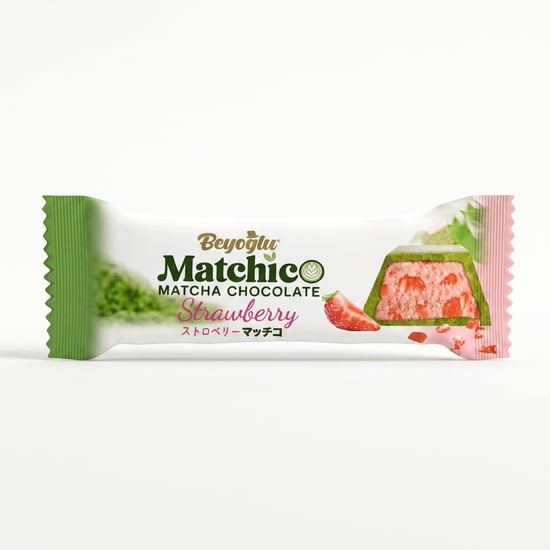 Premium Matcha ve Çilek Dolgulu Çikolata Barı