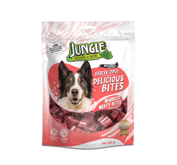 Jungle Köpek Ödül Maması Et Parçaları 100 Gr