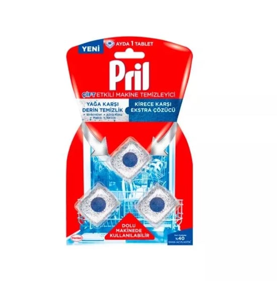 Pril 3'lü Makine Temizleyici Kapsül