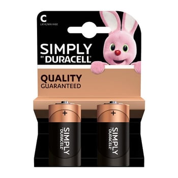 Duracell Sımply C Pil 2' Li