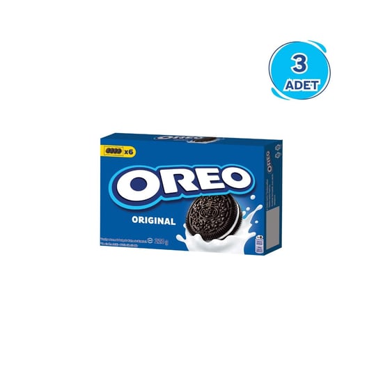 Oreo Bisküvi Klasik 228gr - 3 Paket