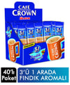 Cafe Crown 3ü1 Arada Fındık Aromalı 18 Gr 40lı