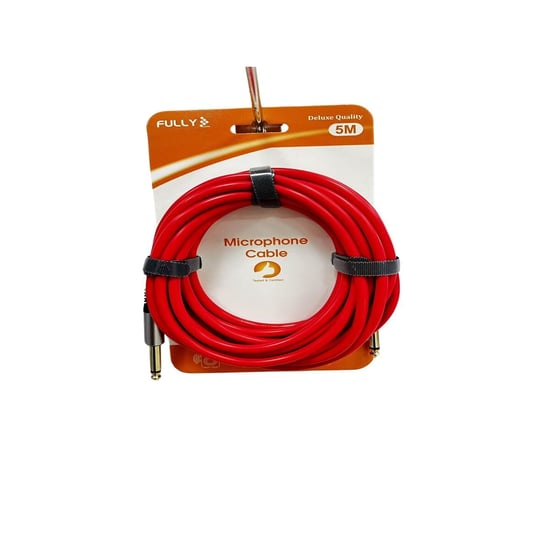 G-528k 6.3 6.3 Kırmızı 5mt Mikrofon Kablosu