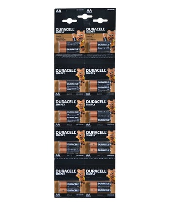 Duracell AA Kalem Pil 20'Li Kartela