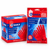 Elsaka ( L ) ( No-9-9.5 ) ( Plastik ) Temizlik & Bulaşık Eldiveni ( Doğal Pamuk Astarlı ) ( Yüksek Dirençli )