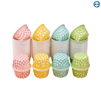 13 Cm Kek Kalıbı Desenli 50 Li