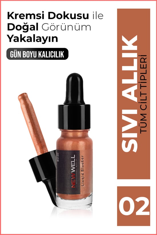 New Well Sıvı Allık (sedefli) No:02