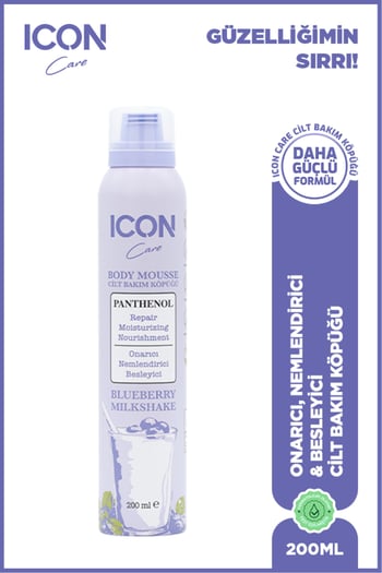 Icon Care Cilt Bakım Köpüğü Blueberry & Mılkshake