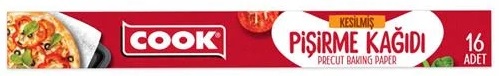Cook Kesilmiş Pişirme Kağıdı 16 Yaprak X24*ad