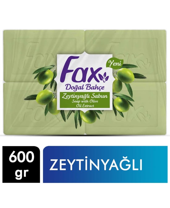 Fax Kalıp Sabun Doğal Bahçe 150 g X 4'lü Paket Zeytinyağlı