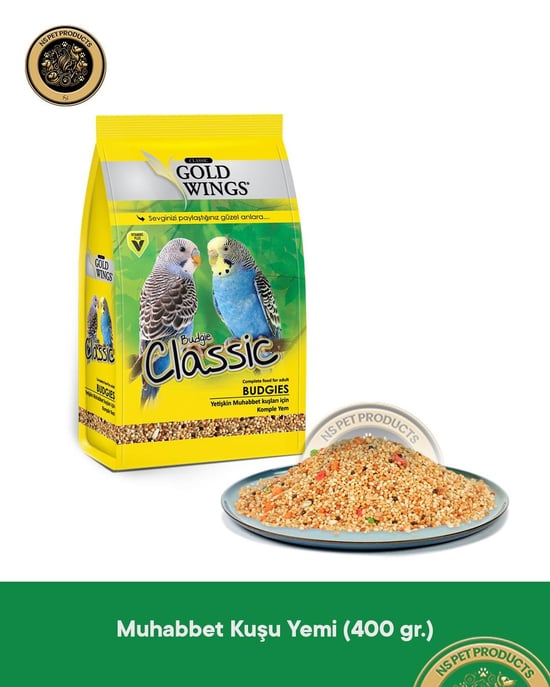 Gold Wings Muhabbet Kuşu Yemi 400 Gram