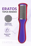 Eratos Paslanmaz Çelik Topuk Rendesi ve Ayak Törpüsü – Mor