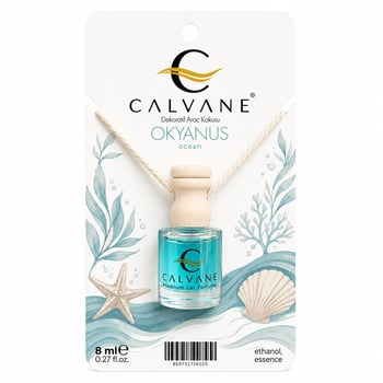 Calvane Perfume Premium Oto/araç Ayna Kokusu 8 Ml | Okyanus