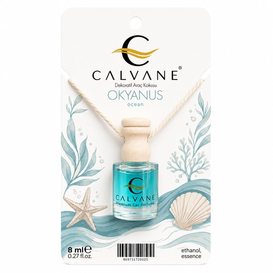 Calvane Perfume Premium Oto/araç Ayna Kokusu 8 Ml | Okyanus