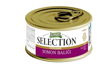 Jungle Selection Konserve 70 Gr Kedi Maması Somonlu