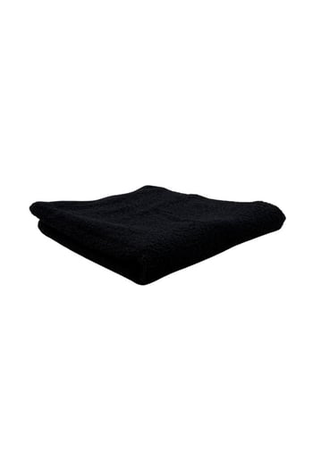 Kuaförler için Yüksek Emici A Kalite Baş Havlusu 90x50 Cm Siyah