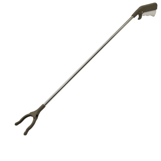 İ13-121 Pick Up Reaching Tool ( Kalın Boru ) ( Otomatik= Bas--tut ) Çöp Toplama Kıskacı ( 83cm ) ( Çok Amaçlı Tutacak )