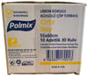 Polmix Limon Kokulu Orta Boy (55x60cm) Büzgülü Çöp Torbası 10 x 30