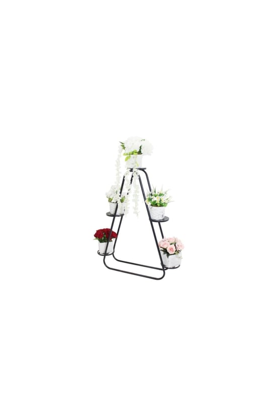 Asvera 5'li Metal Portatif Çiçeklikleri - Çiçek Standı