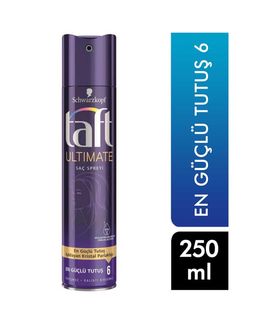 Taft Saç Spreyi 250 Ml En Güçlü Tutuş 6