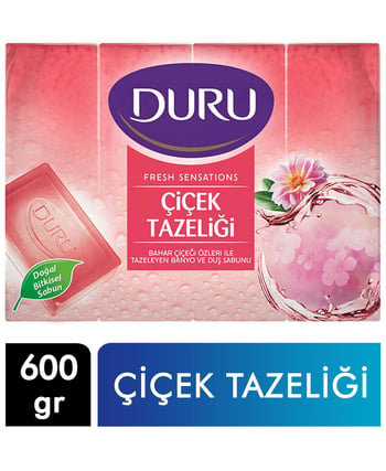 Duru Banyo Duş Sabunu 4 X 150 Gr Çiçek Tazeliği
