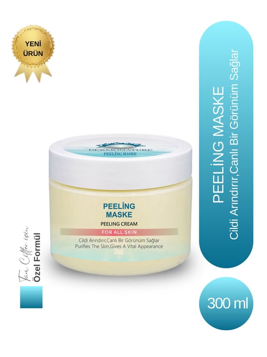 DermoNature  Hyaluronik Asit ve Kakao Yağlı Cildi Canlandıran Peeling Maske 300ml