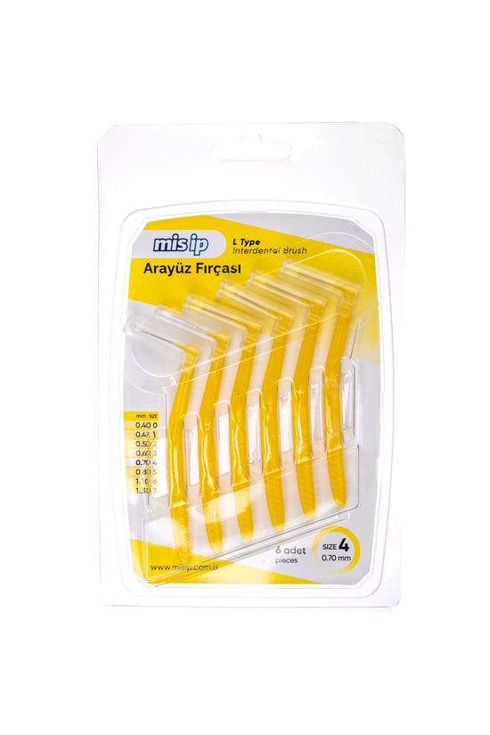 Mis İp L Tipi Arayüz Fırçası Sarı 0,70