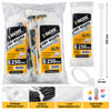 Sgs-4508 ( Beyaz ) ( 3.6x250mm ) Plastik Cırt Kelepçe ( 100pcs )