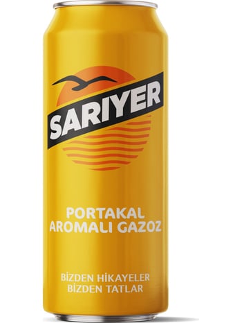 Sarıyer Portakal Aromalı Gazoz 330ml X 24 Adet