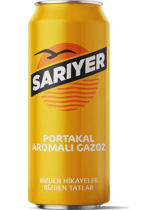 Sarıyer Portakal Aromalı Gazoz 330ml X 24 Adet