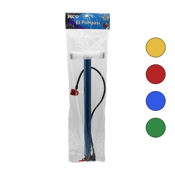 İ18-042 (ters Basmalı) (metal Gövde) (plastik Kol) (iran) El Pompası (55cm) (top & Bisiklet & Motor) (ayaklık Aparatlı)