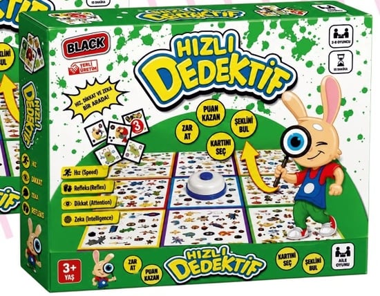 Hobi Eğitim Dünyası Hızlı Dedektif Kutu Oyunu