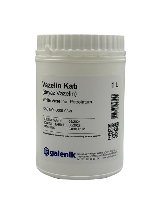 Galenik Vazelin Katı ( Beyaz Vazelin ) 1 Lt