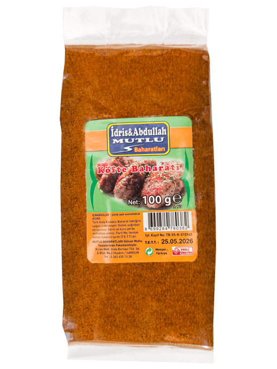 Mutlu Baharat Köfte Baharatı 100 Gr