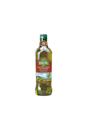 Kristal Natürel Sızma Zeytinyağı Dolgun Güçlü 1 L Pet Şişe