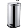 Onton-553538 Beray Bry-0346 ( 16lt ) ( Krom Metal ) ( Pedallı ) Çöp Kovası ( Çap: 24.5cm & Y: 42.5cm ) ( Brkt-922500 )