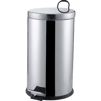 Onton-553538 Beray Bry-0346 ( 16lt ) ( Krom Metal ) ( Pedallı ) Çöp Kovası ( Çap: 24.5cm & Y: 42.5cm ) ( Brkt-922500 )