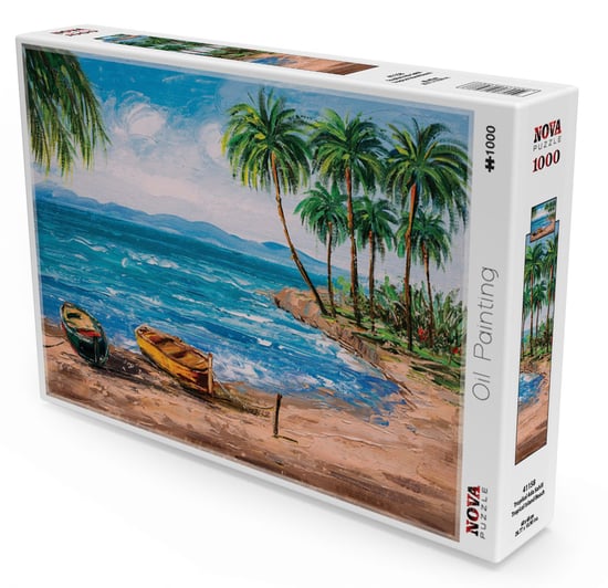 Nova Puzzle 1000 Parça Tropikal Ada Sahili Puzzle